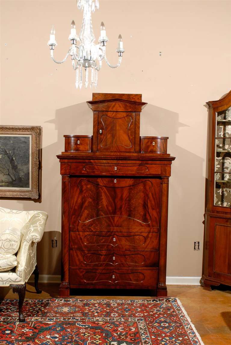 Biedermeier Secretary In Excellent Condition In Chamblee, GA