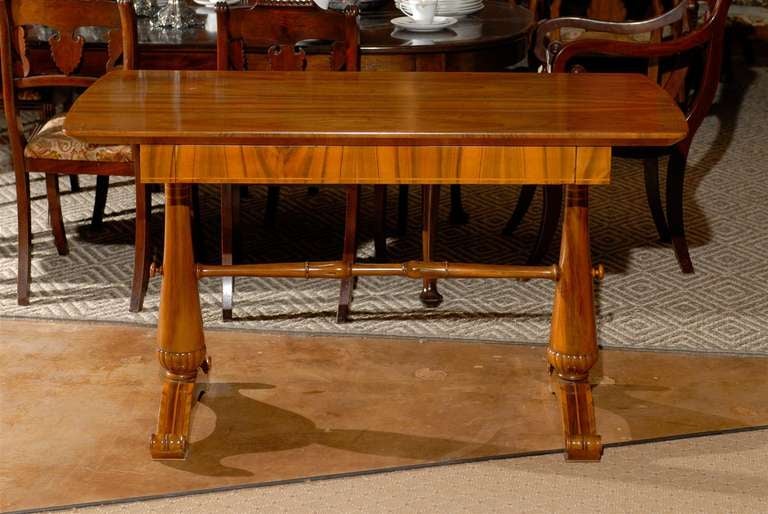 Biedermeier Table/Desk In Excellent Condition In Chamblee, GA