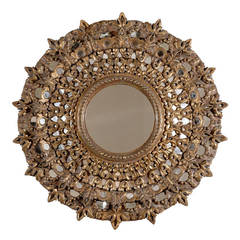 Antique italian Sunburst Mirror