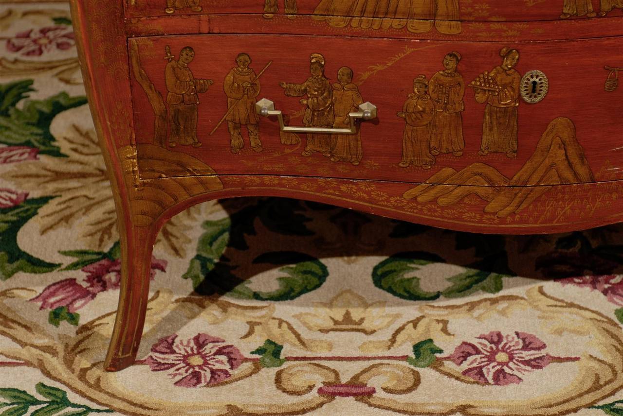 Louis XVI Chinoiserie Chest In Excellent Condition In Chamblee, GA