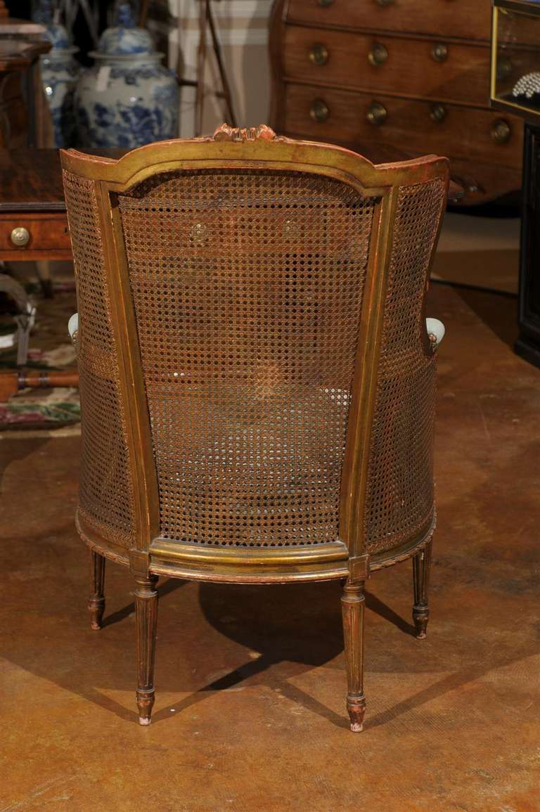 Louis XVI Caned Chair with Double Caned Sides 2