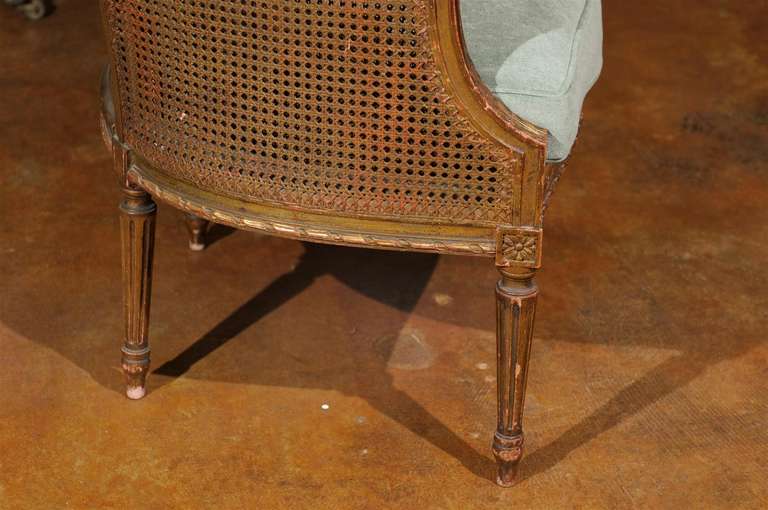 Louis XVI Caned Chair with Double Caned Sides 3