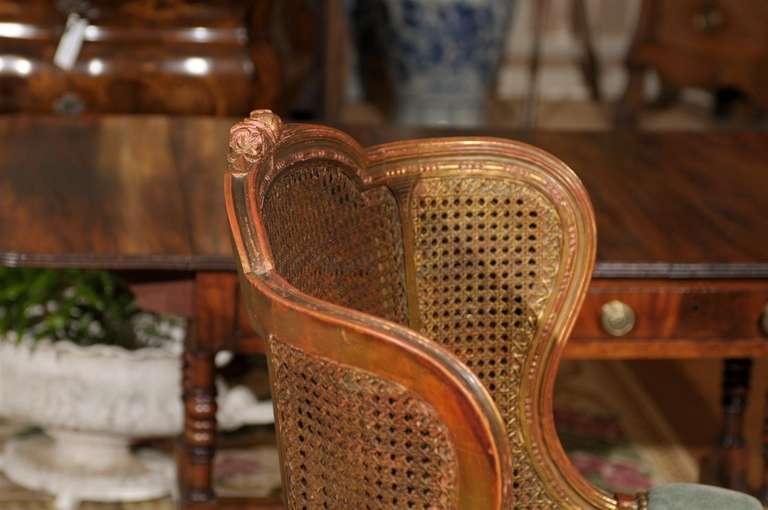 Louis XVI Caned Chair with Double Caned Sides 4