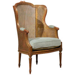 Louis XVI Caned Chair with Double Caned Sides