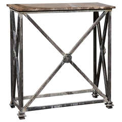 Used One of a Kind European Iron Console