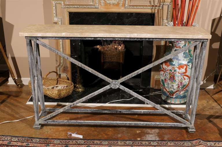 One of a Kind European Iron Console 3