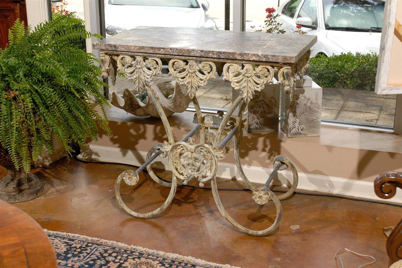 Iron and Marble Pastry Table 1