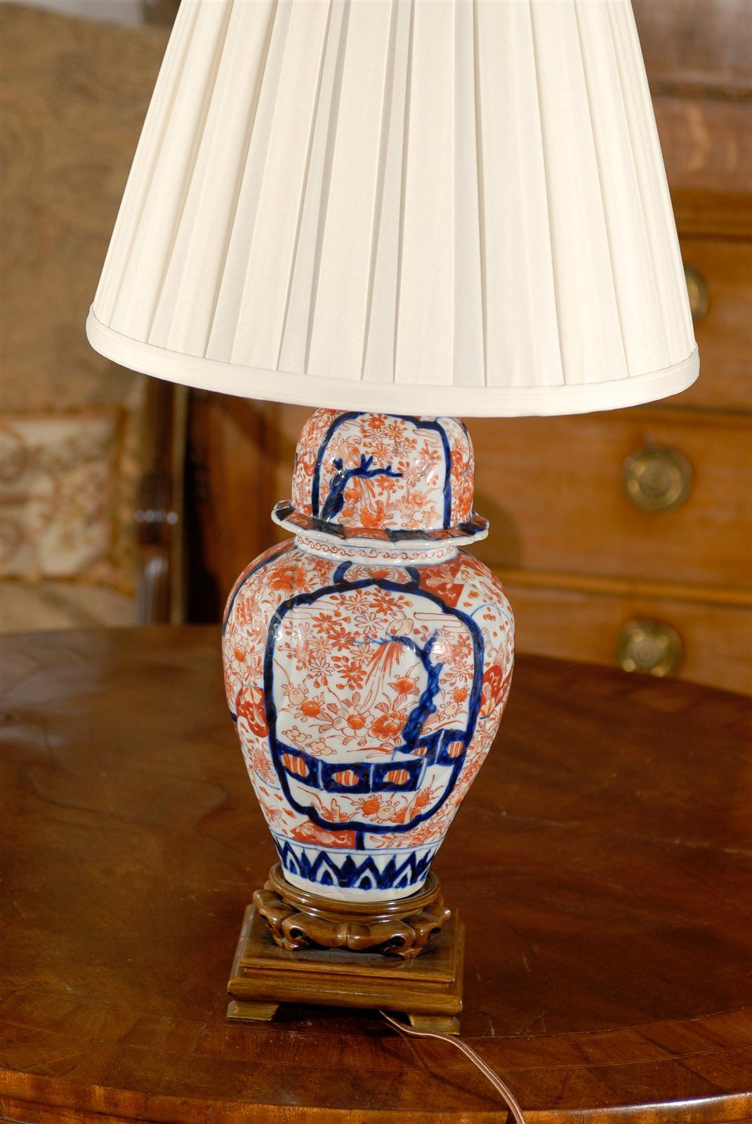 antique japanese porcelain lamps