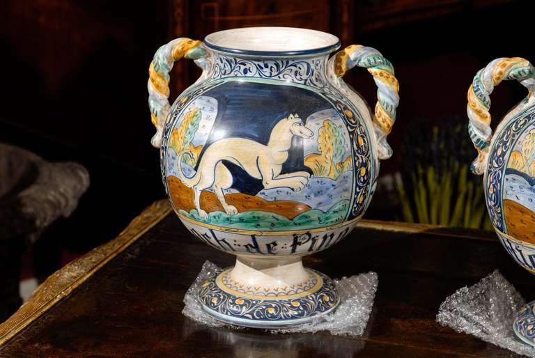 Italian Porcelain Vases 4