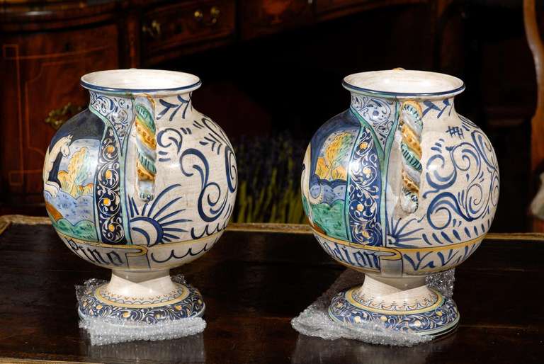 19th Century Italian Porcelain Vases