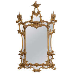 Early 1800s Chippendale Style Mirror
