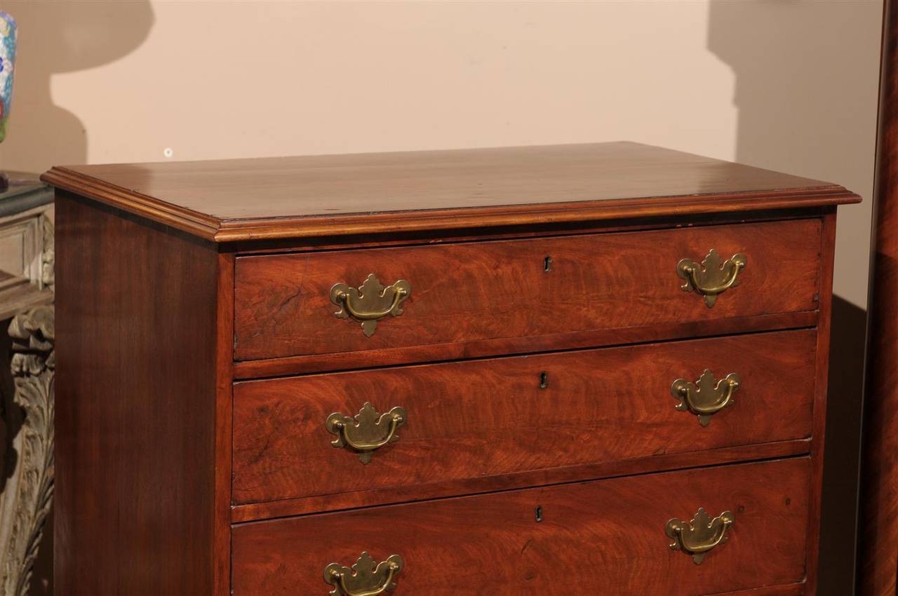 George lll Mahogany Chest of Drawers 2