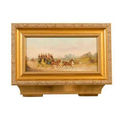 "Horse Drawn Carriage" by Phillip Rideout, British, circa 1886 "Horse Drawn Carriage" by Phillip Rideout, British, circa 1886