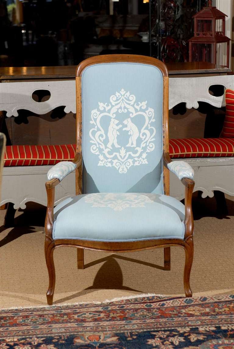 19th Century Upholstered Side Chair