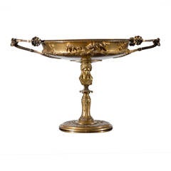 1825-1854 "Henry Cahieux, " Bronze Coupe