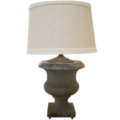 A Stone or Marble Urn Lamp