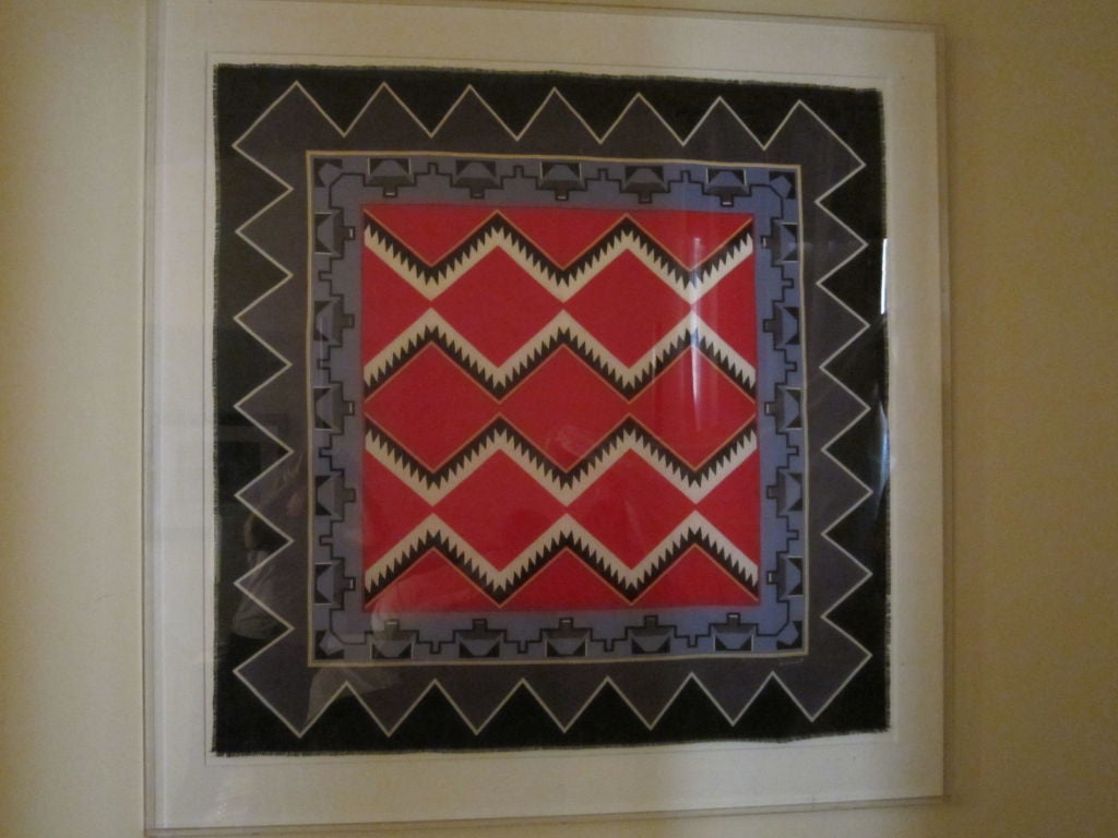 Massive American Indian Inspired Textile