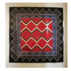 Massive American Indian Inspired Textile