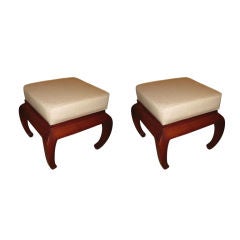 Pair of Chinoiserie Stools
