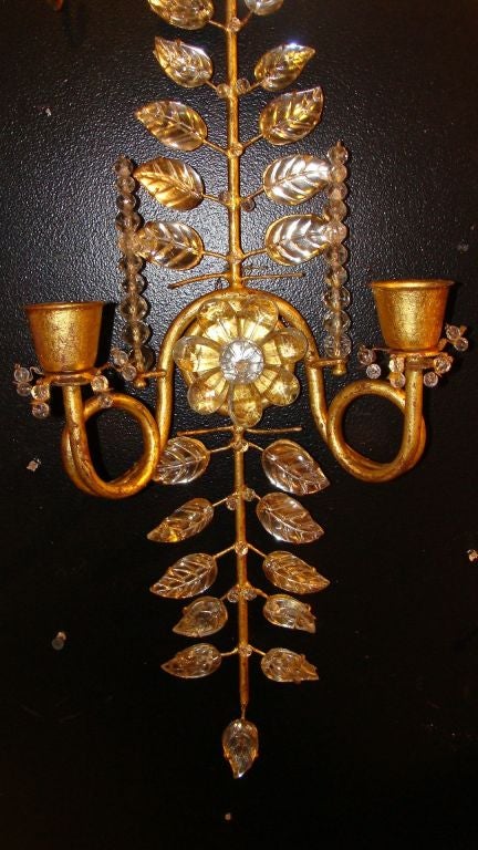 Set Of 8 French Bagues Sconces In Good Condition For Sale In Stamford, CT