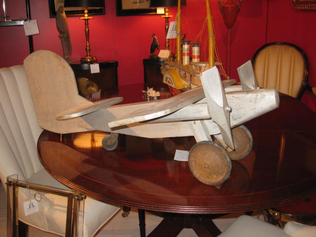Very cool balsa wood airplane