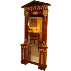 Gustavian Neo-Classical Mirror