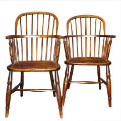 Pair Of 19th C. Windsor Chairs