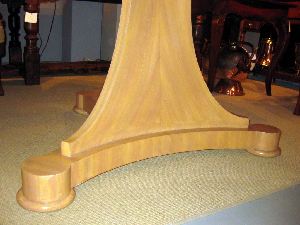 Faux Bois Painted Pedestal Dining Table By Nierman Weeks 2