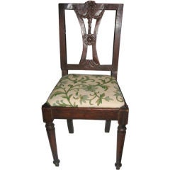18th C.Hand Carved Side Chair
