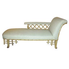 Antique English Regency Chaise