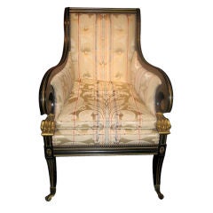 Regency Style Armchair By Baker