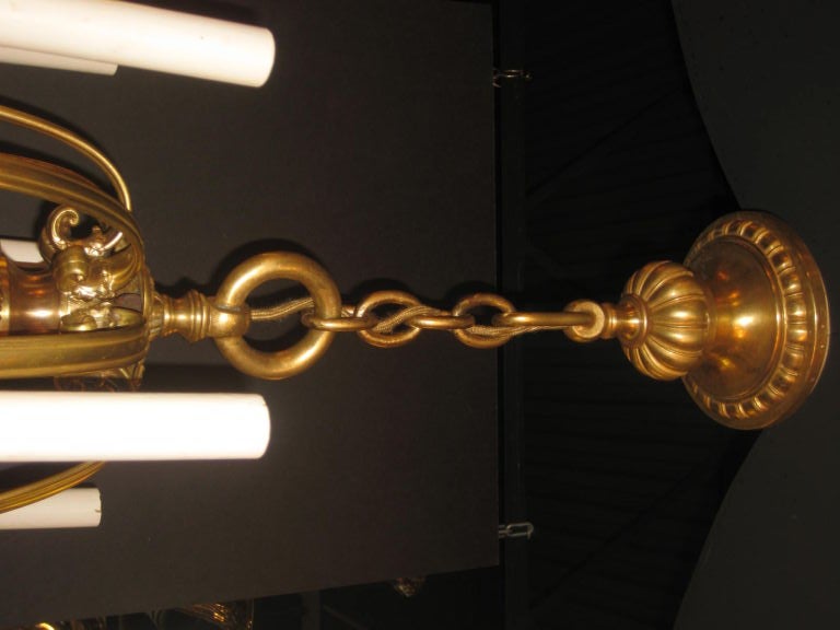 Caldwell 8 light chandelier with original finish
