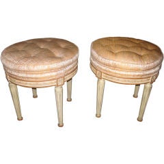 Pair Of French Style Stools