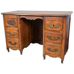 French Fruitwood 19th Century Knee-Hole Desk 9