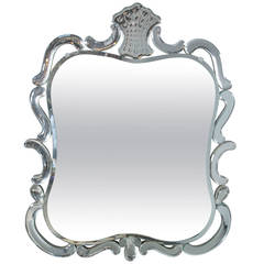 1940s Venetian Etched Mirror