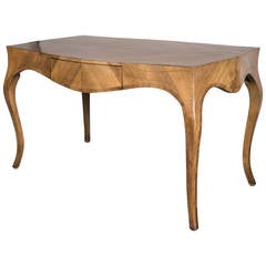 Mid Century Italian Olive Wood Desk