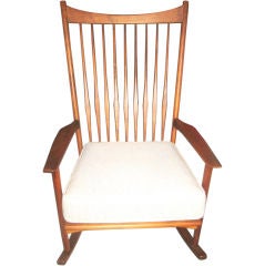 Mid Century Teak Rocker