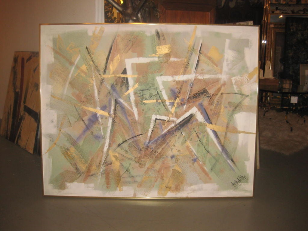 Large Vintage Abstract By Lee Reynolds