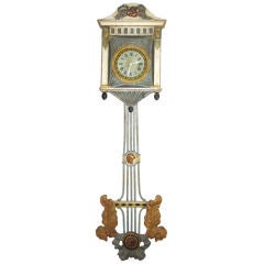 Vintage Painted Italian Wall Clock