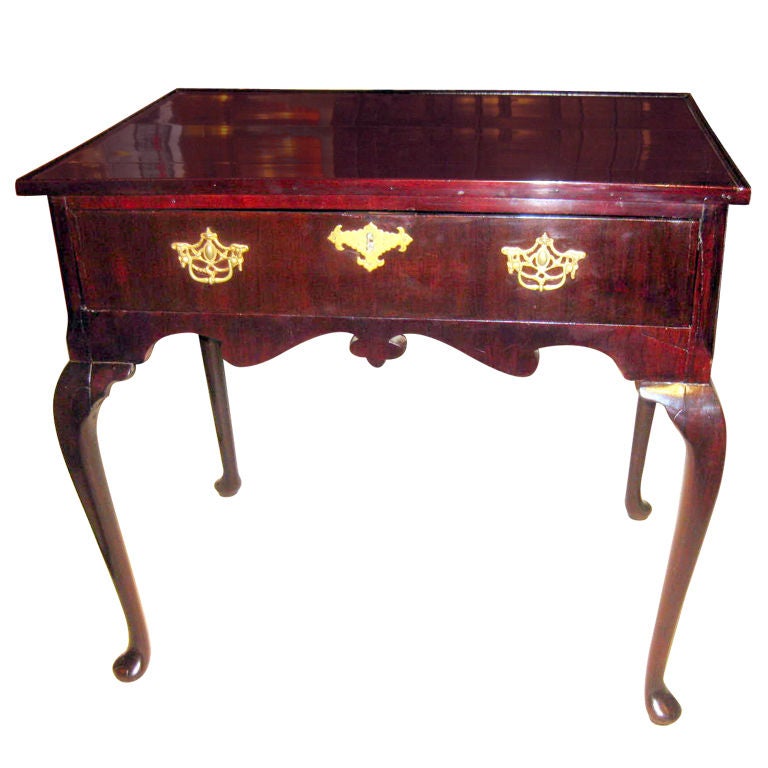 Queen Anne Mahogany Tea Table For Sale