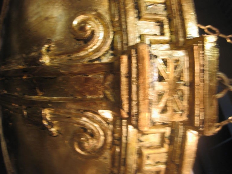 Set Of Six French Gilt Plaster Light Fixtures