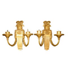 Pair Of Bronze caldwell Sconces 9