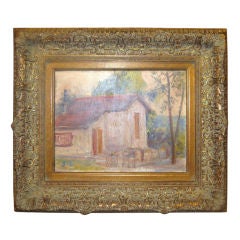 Oil On Board By Georges d'Espagnat