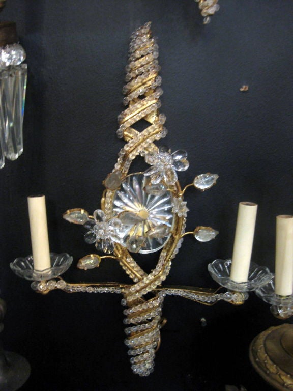 Set Of Eight  Fantastic Bagues Sconces