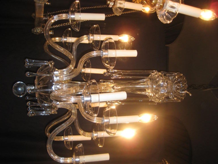 Unique Set Of 4 Chandeliers From A European Hotel