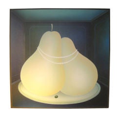 Signed Oil On Canvas "Pearls And Pears"