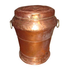 Large 18th C Greman Copper Water Cistern