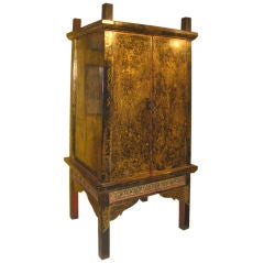 Black And Gold Cabinet