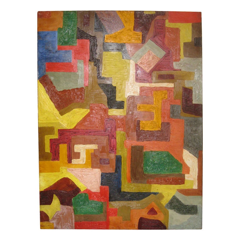 New York School Abstract Painting For Sale
