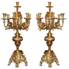 Pair Of French Candelabras